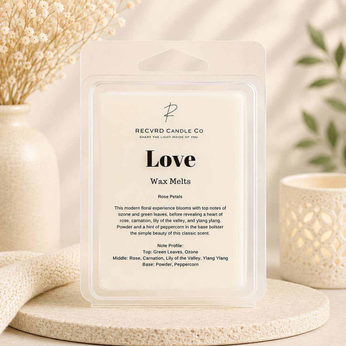 LOVE Wax Melts · Rose Petals