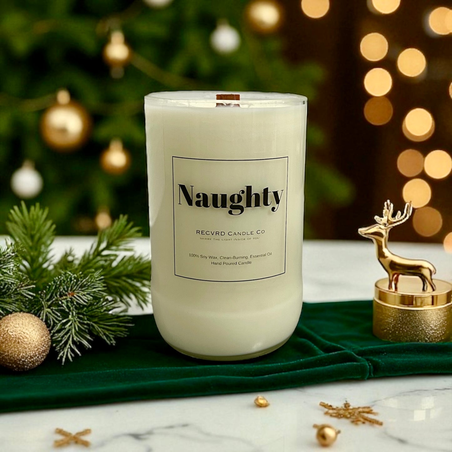 HOLIDAY CIDER BOTTLE CANDLES - PREORDER
