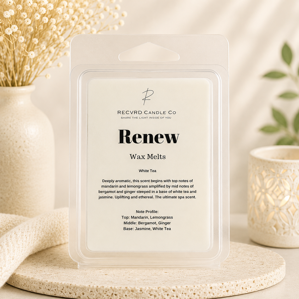 RENEW Wax Melts · White Tea