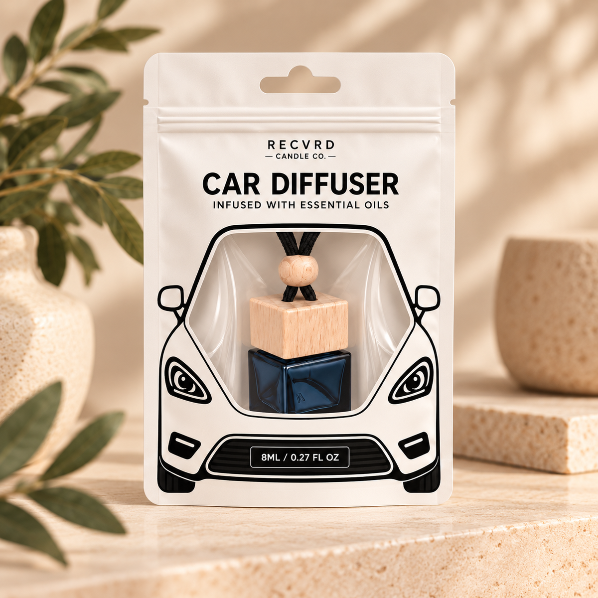 DIFFUSEUR DE VOITURE POUR HUILES ESSENTIELLES
