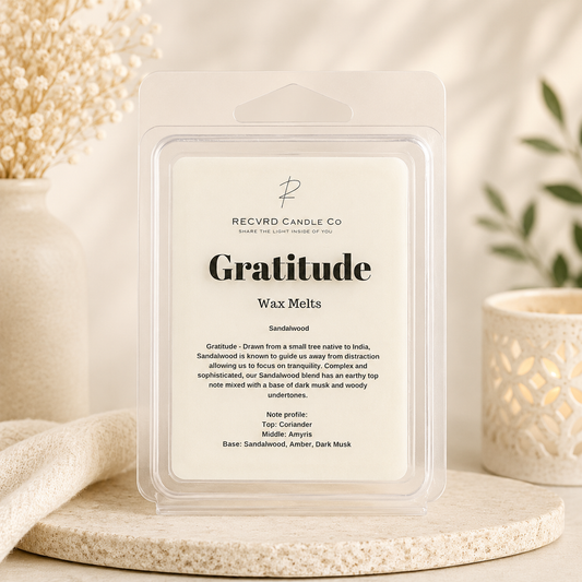 GRATITUDE Wax Melts · Sandalwood
